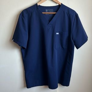 Blue FIGS scrub top